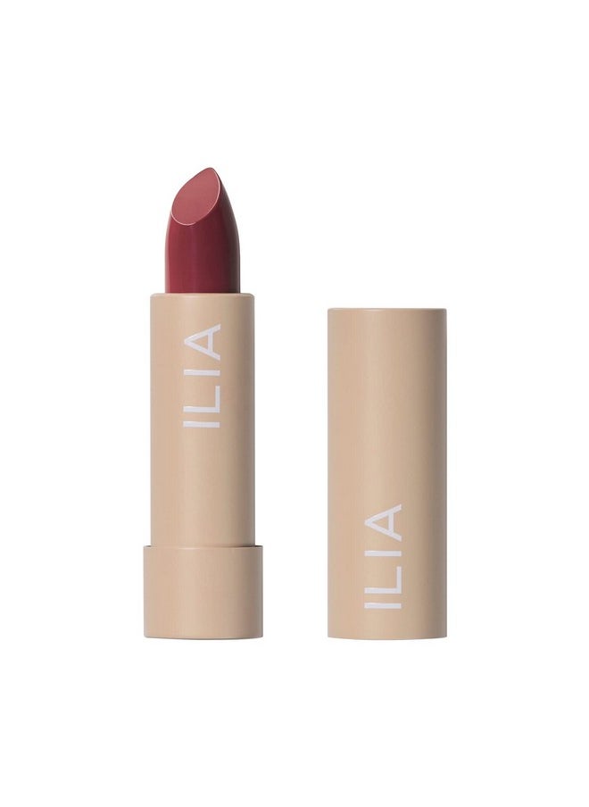ILIA Color Block Lipstick | Nontoxic, Vegan, Crueltyfree, Hydrating + Long Lasting, No Budge Color With Full Coverage (Wild (Aster Berry Brown With Cool Undertones), 0.14 Oz | 4 G)  - Image 1