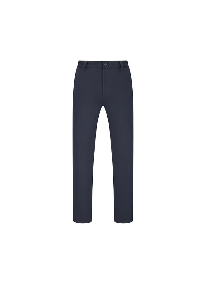 Youngor Autumn Solid Color Thick Wrinkle-resistant Straight-leg Casual Pants For Men 310046 - Image 3