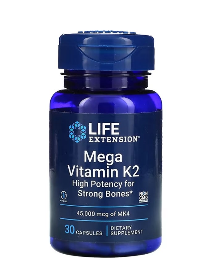 Life Extension - Mega Vitamin K2 30 Capsules - Image 1