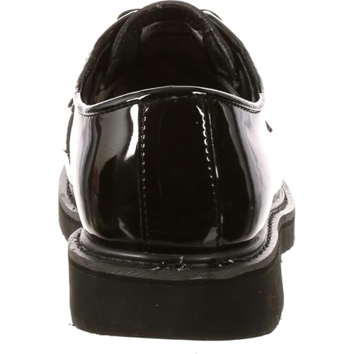 ROCKY High-Gloss Dress Leather Oxford Shoe, Black, Size 7.5(ME) - Image 5