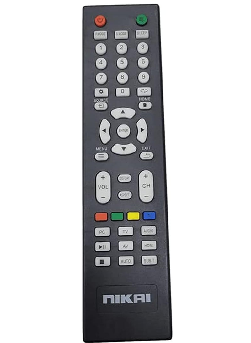 New Replacement Remote Control, Remote Control Fit, Universal Remote Control Compatible with NIKAI TV (TYPE 1) - Image 5