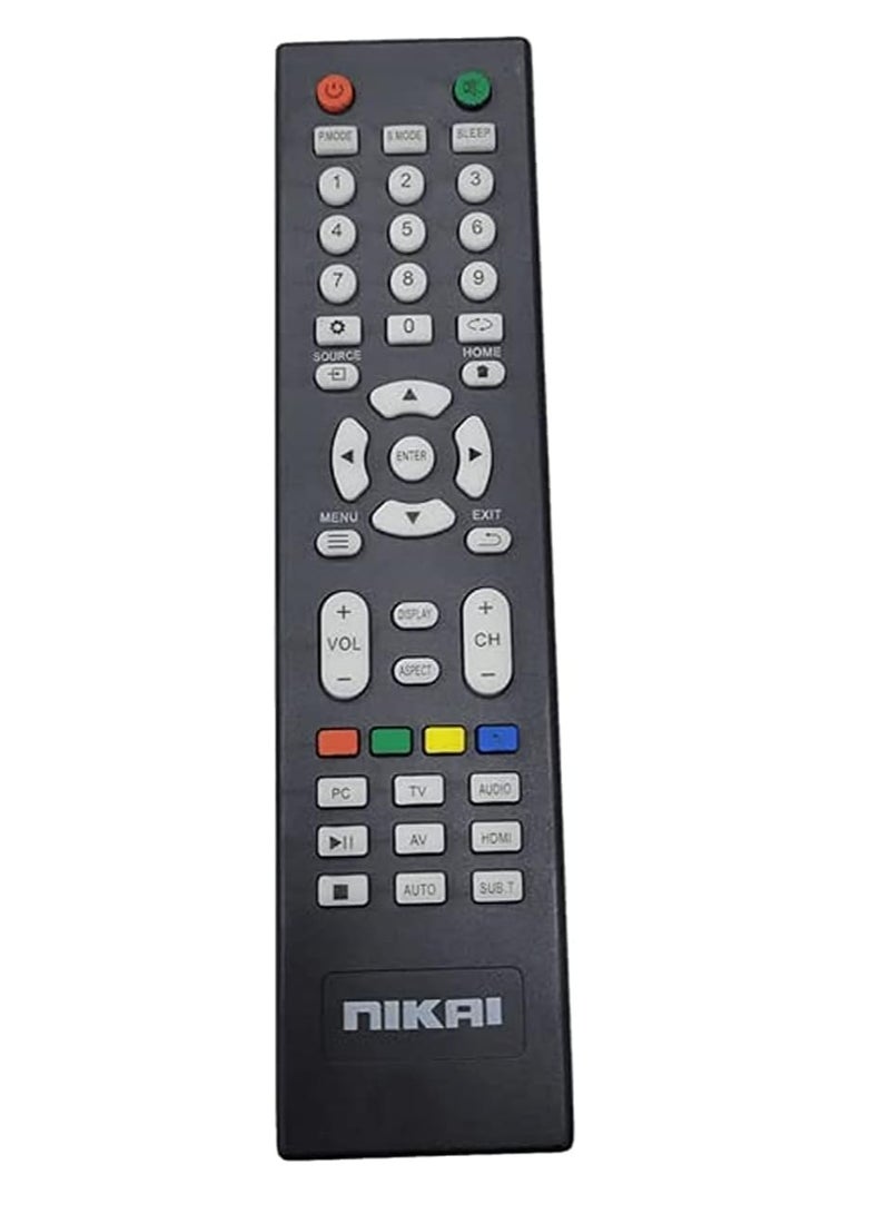 New Replacement Remote Control, Remote Control Fit, Universal Remote Control Compatible with NIKAI TV (TYPE 1) - Image 3