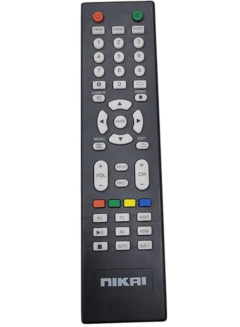New Replacement Remote Control, Remote Control Fit, Universal Remote Control Compatible with NIKAI TV (TYPE 1) - Image 4