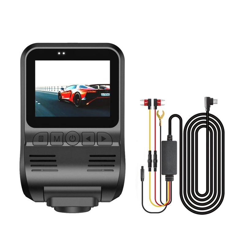 Dash Cam 1080P Front and 720P Rear Anti shaking Driving Recorder DVR with Hidden Camera Front Rear Dual Recording Loop Recording DOL-TYPE Multiple Exposure - Image 1