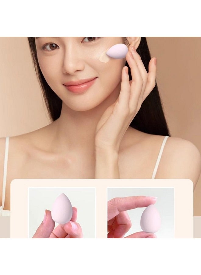 Beauenty 14-Piece Makeup Sponge Set- Multi soft color Mini Makeup Sponge, Powder Puff Long Lasting Beauty Sponge Wet & Dry Use for Women ,Pink - Image 4