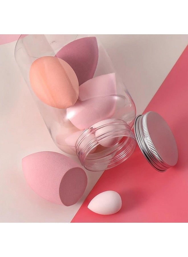 Beauenty 14-Piece Makeup Sponge Set- Multi soft color Mini Makeup Sponge, Powder Puff Long Lasting Beauty Sponge Wet & Dry Use for Women ,Pink - Image 3