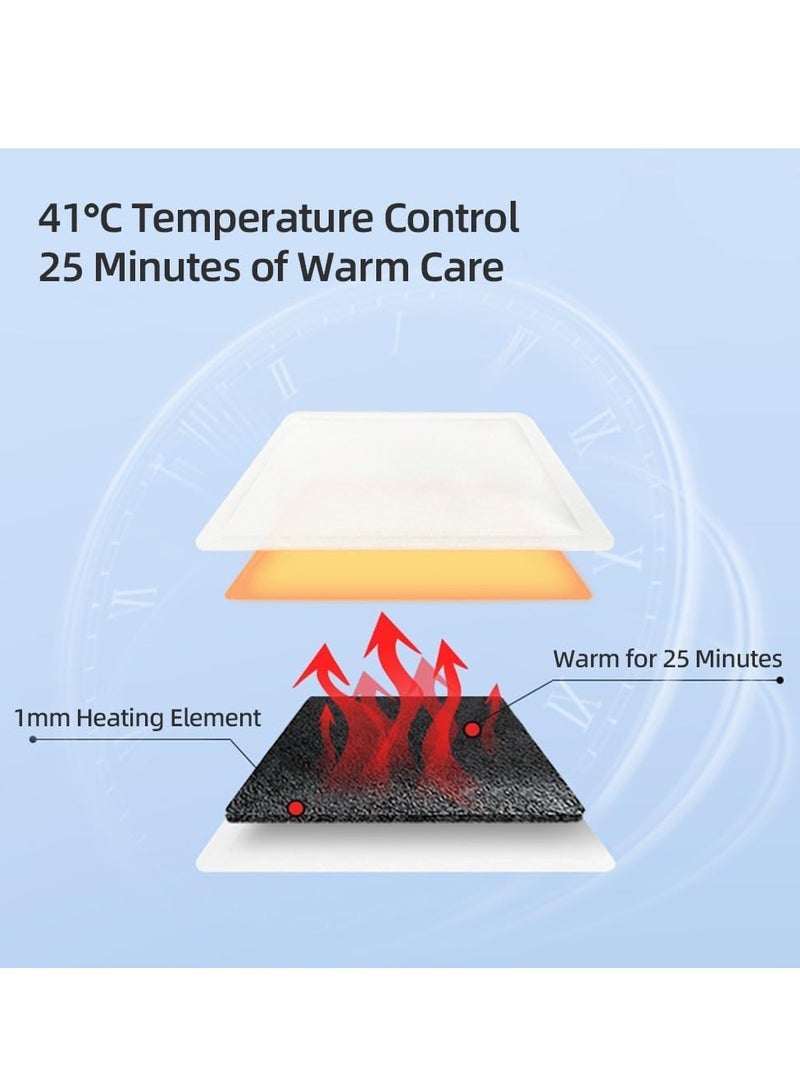 Excefore Steam Eye Masks for Dry Eyes, Self Heating Eye Mask, Disposable SPA Warm Eye Mask, Sleep Eye Mask for Dry Eyes, Dark Circles, Puffy Eyes, Puffiness, Relief Stress Eye Fatigue, Migraine 30 Packs - Image 4