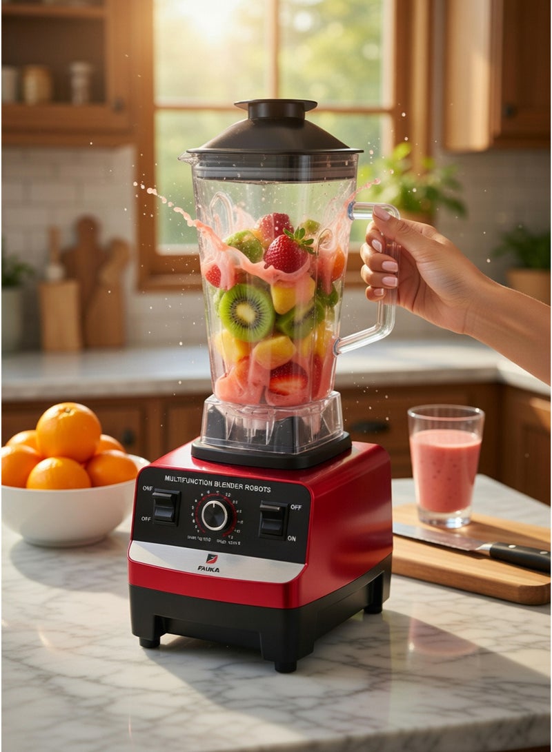 FUJIKA Multifunctional Blender - 2500W - 2.5L Bowl - 0.8L Grinder - FJK-2500B - Image 4