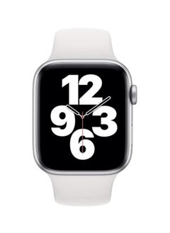 ten.tech Ten Tech Silicone Sport Band for Apple Watch Ultra/Ultra 2 49mm 45mm 44mm 42mm, Waterproof Soft Silicone Sports Band for iWatch Ultra SE 8/7/6/5/4/3/2/1, white  - Image 2