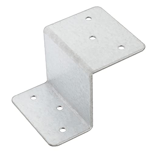 GBGS 10 Pcs Z Brackets,Length 2",Double Angle Clip Bracket for Wood Shelves Fixing - Image 1