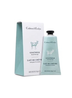 Crabtree & Evelyn Goat Milk Hand Therapy Cream, 3.5 oz - Moisturizer for Dry Skin  - Image 1