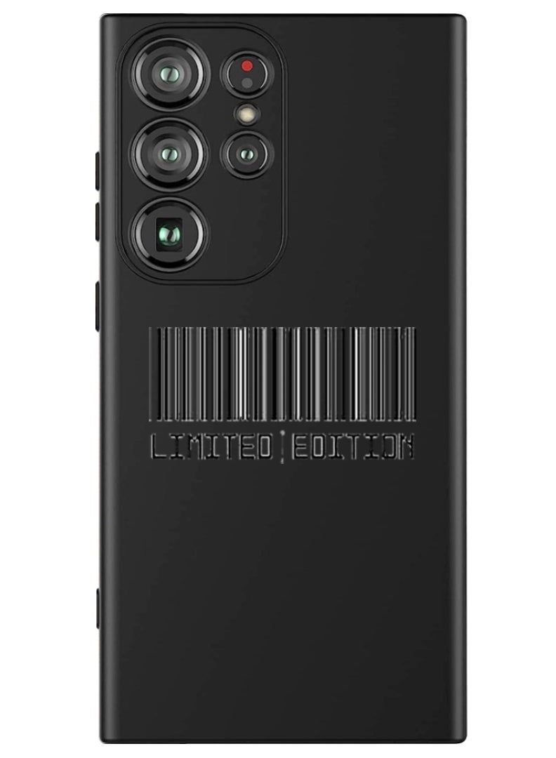 Theodor Protective Slim Fit Case Liquid Silicone Cover with Full Body Protection Anti-Scratch Shockproof Case For Samsung Galaxy S24 Ultra (Black) - Limited Edition - Image 1