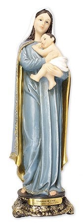 Cadbury Madonna  Child Florentine Statue 5 125 cm Traditional Italian Design Resin Virgin Mary And Baby Jesus Gold Collection Boxed Small