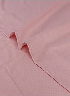 PACHA HOME Plain sheet set with fabric pattern - color: Pink-Size: 180*270+1 pillowcases.  - Image 3