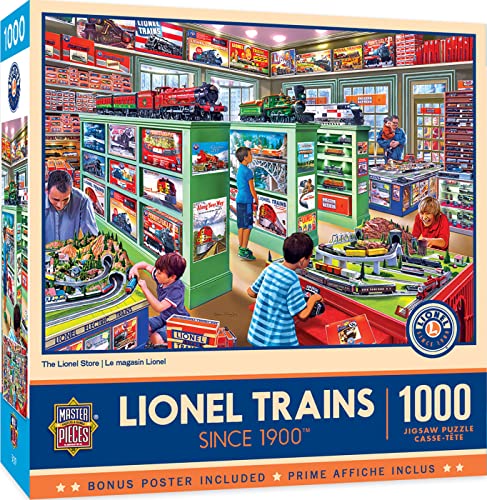 MasterPieces 1000 Piece Jigsaw Puzzle for Adults Family Or Youth The Lionel Store 1925x2675 - Image 1