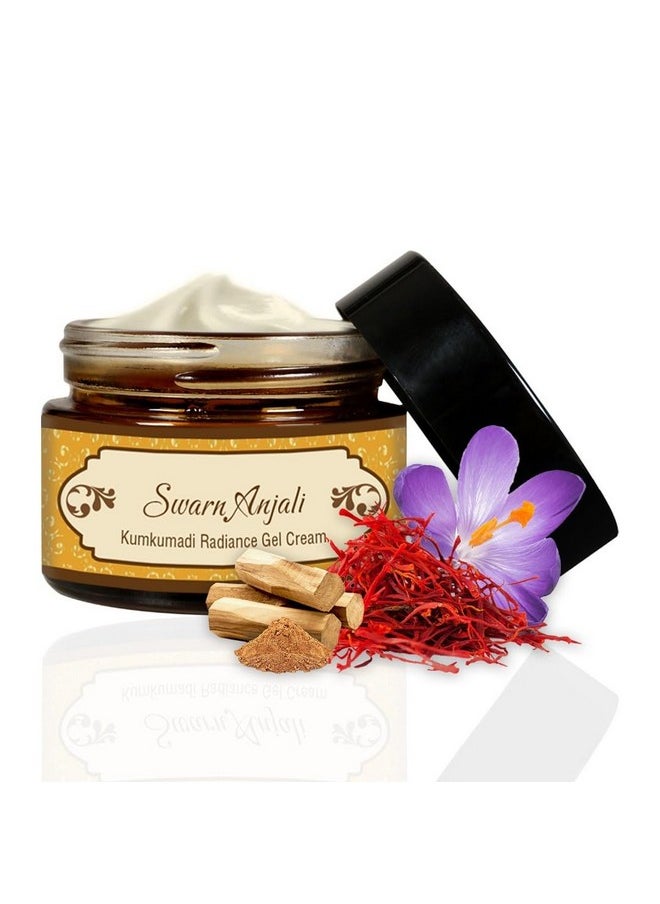 HERBS & GREENS - Ayurvedic Kumkumadi Radiance Moisturising Face Cream | Hydration, Glow & Skin Brightening | Pigmentation & Spots | Anti Aging Day & Night Face Moisturizer For Woman & Men | Oily/Combination & Dry Skin | 50 Gm - Image 1