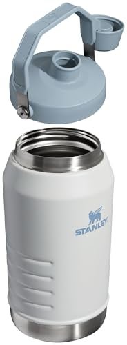 Stanley Stanley Iceflow Fast Flow Jug | Recycled Stainless Steel Water Tumbler | Keeps Drink Cold and Iced for Hours | Easy Carry Handle | 65 OZ | Fog  - Image 1