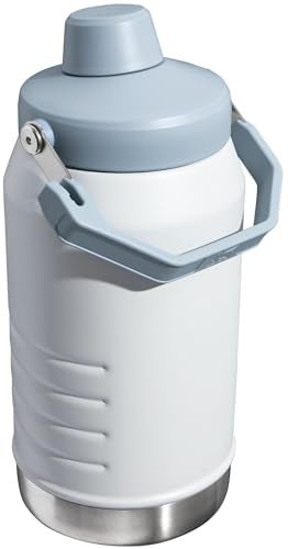 Stanley Stanley Iceflow Fast Flow Jug | Recycled Stainless Steel Water Tumbler | Keeps Drink Cold and Iced for Hours | Easy Carry Handle | 65 OZ | Fog  - Image 2