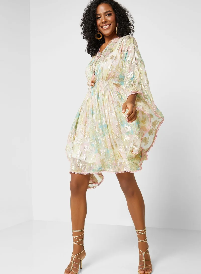 That’s My Gal Drawstring Detailed Kaftan Dress