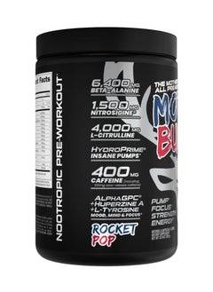 Bucked Up Mother Bucker Pre-Workout 390grams Rocket Pop  - Image 3