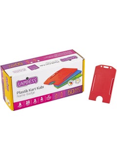 Lamiess Lms 217 Vertical Plastic Card Holder Red 