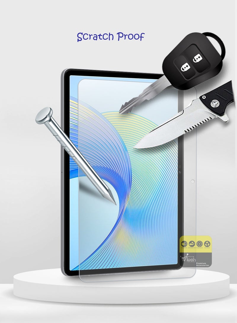 Wtech Honor Pad X9 11.5 Inch 2023 Premium Series Curved Edges Full Cover Tempered Pro Plus Series Glass Screen Protector (TSGPCN) - Clear - Image 3