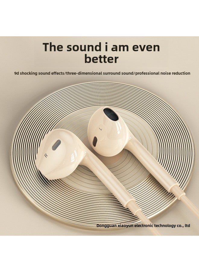 Subwoofer Wired Headset In-ear Wire Control Headset For Huawei Type-c Android Headset Brand-Color:three Generation TYPE-C Black  - Image 3