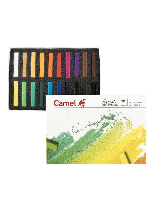 Camel Assorted 20-Shade Soft Pastel Set - Image 1