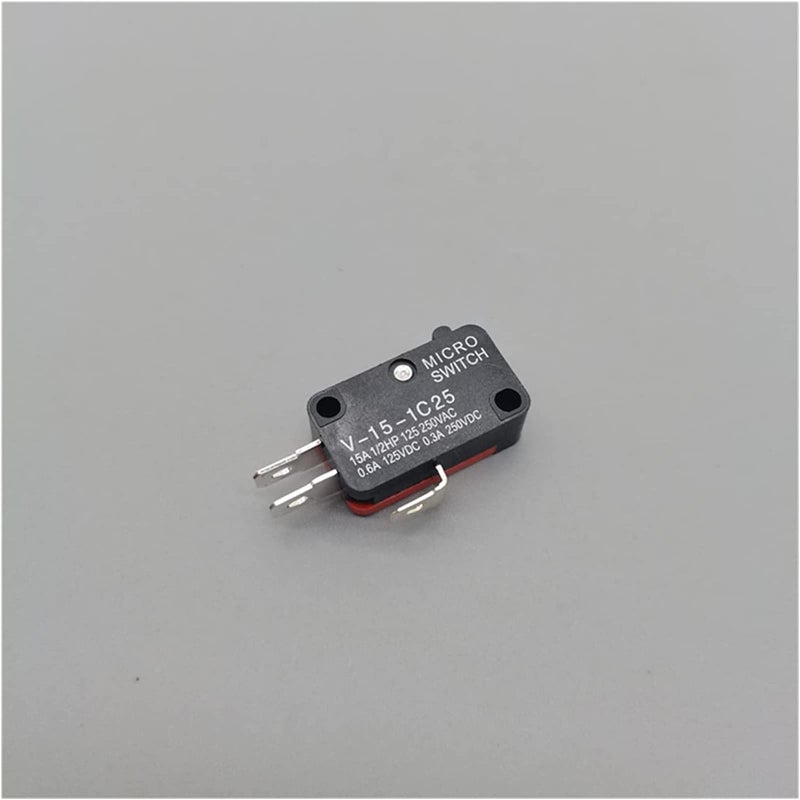 V 15 1c25 مفتاح حد مايكرو 5 قطع ذراع رافعة بكرة مقبض طويل إعادة ضبط ذاتي - Image 2