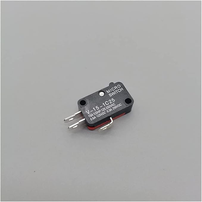 V 15 1c25 مفتاح حد مايكرو 5 قطع ذراع رافعة بكرة مقبض طويل إعادة ضبط ذاتي - Image 1
