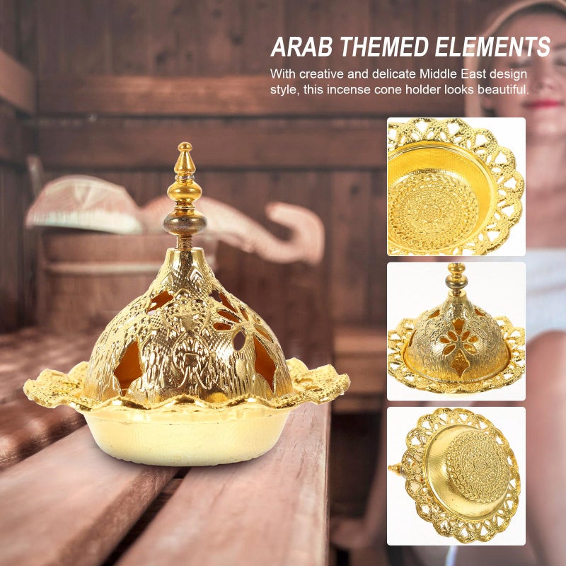 Gourd Shape Alloy Incense Burner Aromatherapy Stove for Home Fragrance and Meditation - Image 5