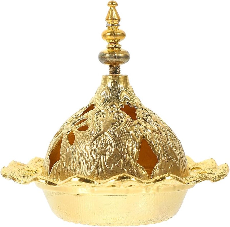 Gourd Shape Alloy Incense Burner Aromatherapy Stove for Home Fragrance and Meditation - Image 1
