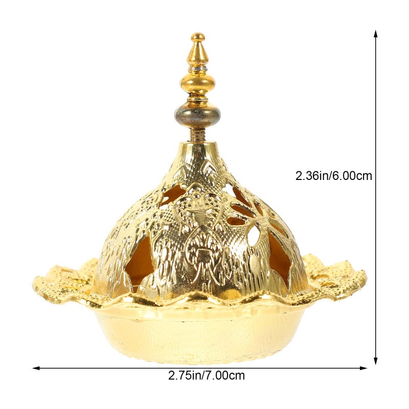Gourd Shape Alloy Incense Burner Aromatherapy Stove for Home Fragrance and Meditation - Image 3