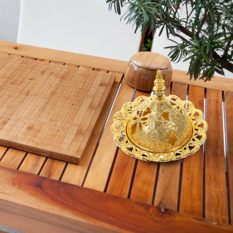Gourd Shape Alloy Incense Burner Aromatherapy Stove for Home Fragrance and Meditation - Image 4