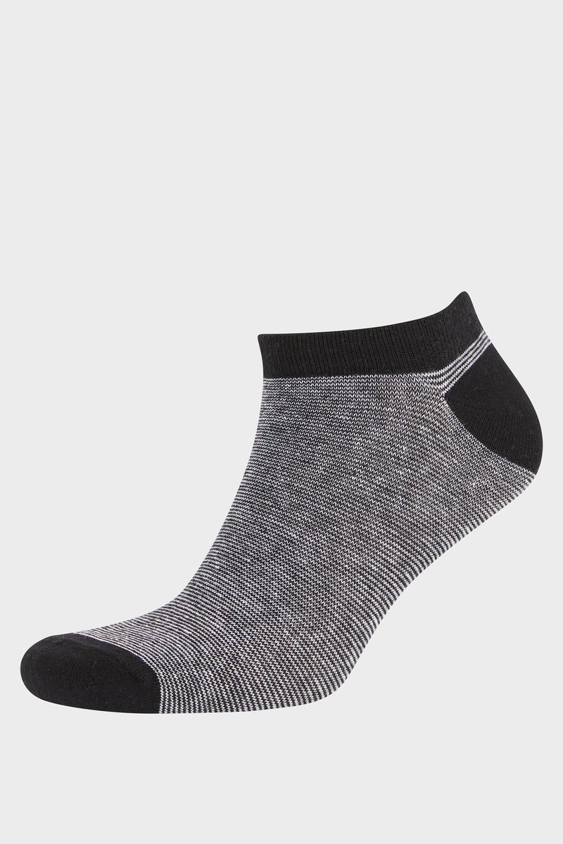 DeFacto Multicolour Man Man 5 Piece Cotton Short Socks Casual - Image 4