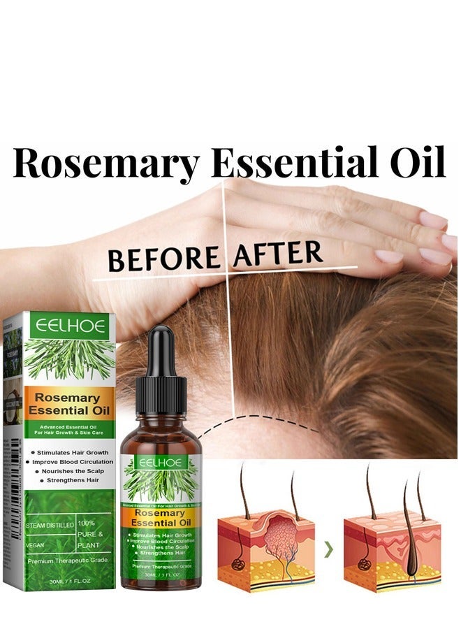 EELHOE Rosemary Essential Oil For Hair Growth Skin Care - Image 4