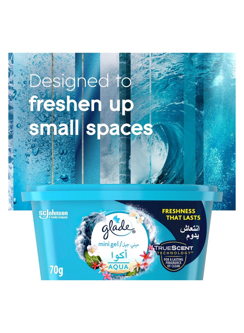 جليد معطر جو أكوا ميني جل متعدد الاستخدامات ينعش أي غرفة 70 جرام - Image 2
