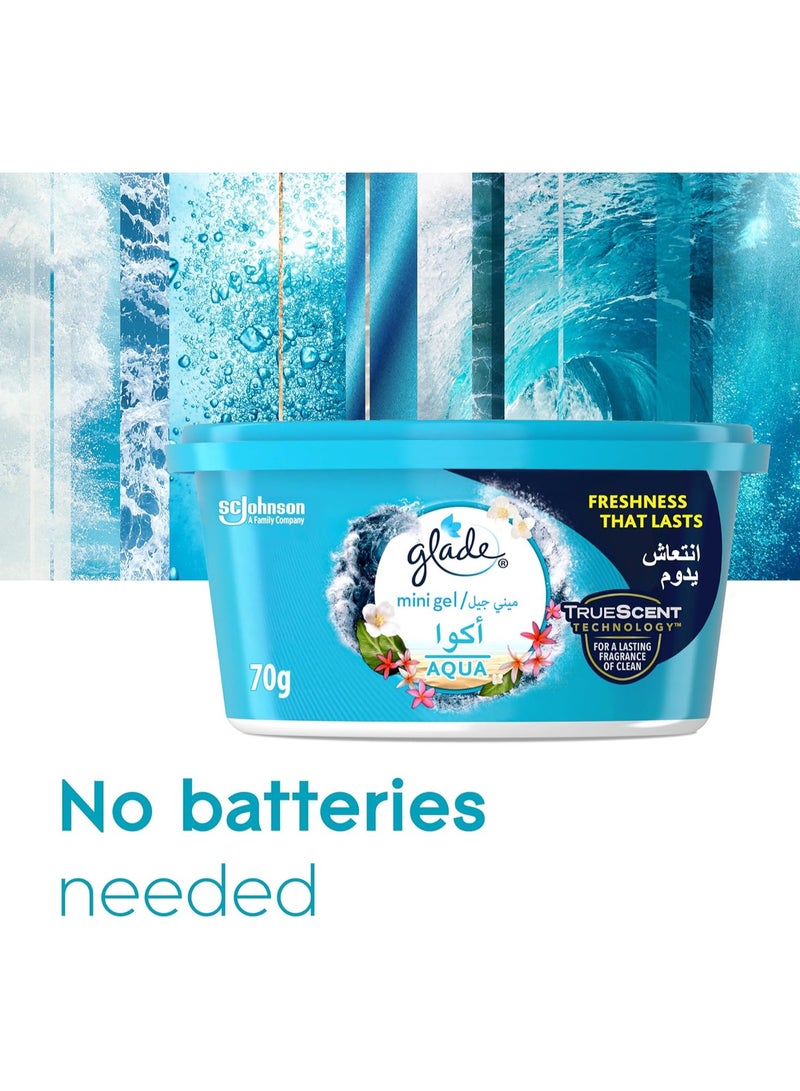 جليد معطر جو أكوا ميني جل متعدد الاستخدامات ينعش أي غرفة 70 جرام - Image 4