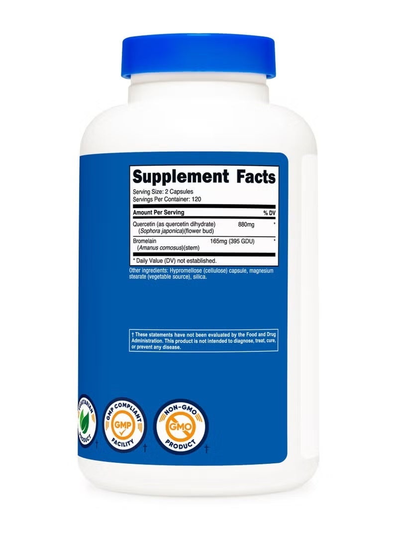 Nutricost, Quercetin with Bromelain, 240 Capsules - Image 3