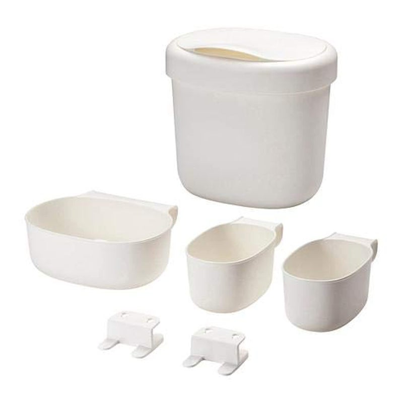 ONSKLIG Store baskets for changing table set of 4
