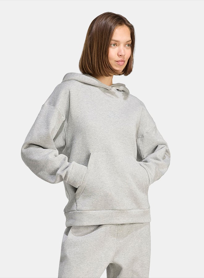 Adidas ALL SZN Holiday Glitter Fleece Loose Hoodie - Image 3