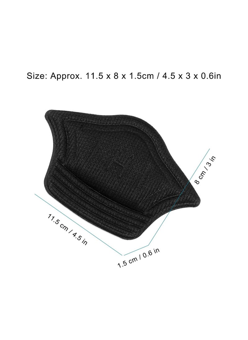 Generic Silicone/Fabric Heel Grips Liner Cushions Inserts for Loose Shoes, Heel Pads Snugs for Shoe Too Big Men Women, Filler Improved Shoe Fit and Comfort, Prevent Heel Slip and Bliste (Black)…  - Image 3