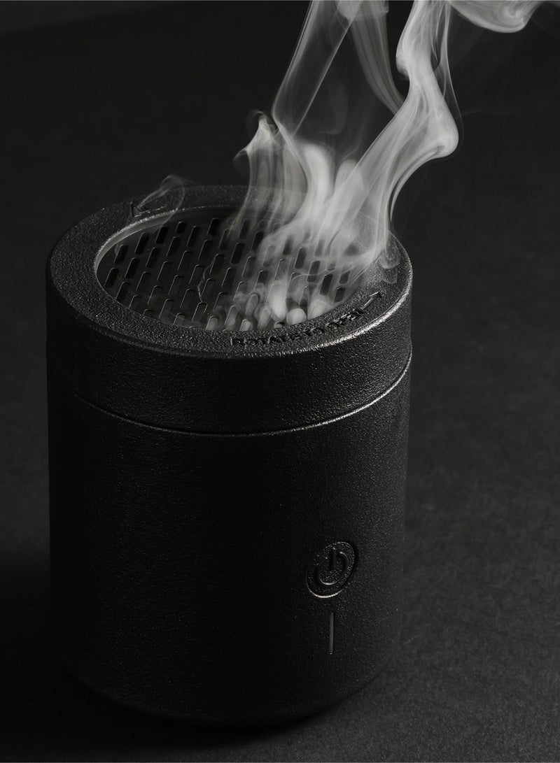 AL RAID Electronic Medkhan, Bakhoor Burner, Portable Incense Burner for Home Rechargeable USB, Car, and Office – Aromatherapy Diffuser, Oud, Charcoal Burner, Arabic Bukhoor, Fragrance, Ramadan, Gift, Decor - Image 4