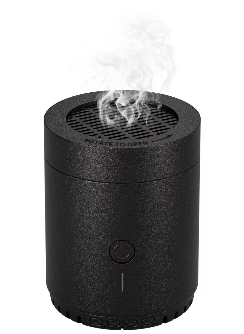 AL RAID Electronic Medkhan, Bakhoor Burner, Portable Incense Burner for Home Rechargeable USB, Car, and Office – Aromatherapy Diffuser, Oud, Charcoal Burner, Arabic Bukhoor, Fragrance, Ramadan, Gift, Decor - Image 1