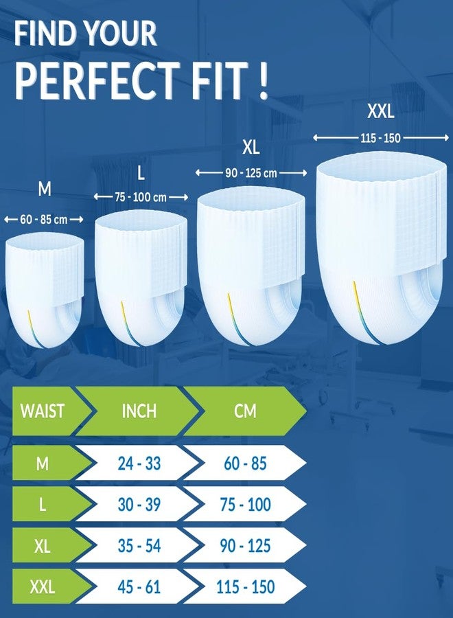 KINDFIT Adult Pull-Up Diapers – XXL Waist 114–155 cm (45–61 in) | Unisex High Absorbency Incontinence Underwear, Leak-Proof Design, Tear-Away Sides – 60 Disposable Diapers – Soft Comfortable Fit - Image 2