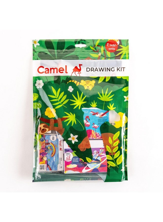 Camel Plastic Drawing Kit, Multicolor - Image 1