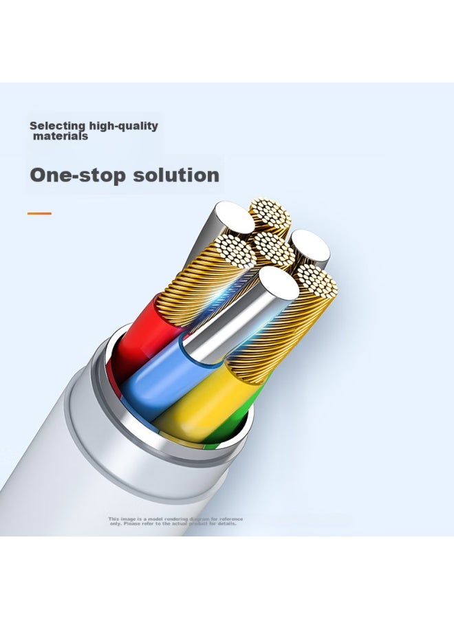 Newmine Type-c Data Cable, Dual-ended Pd60w Fast Charging Cable, Car Charger Cable, Compatible With Iphone 15/ipad Pro, Apple Macbook, Laptops, Huawei, Xiaomi, Android - Image 5