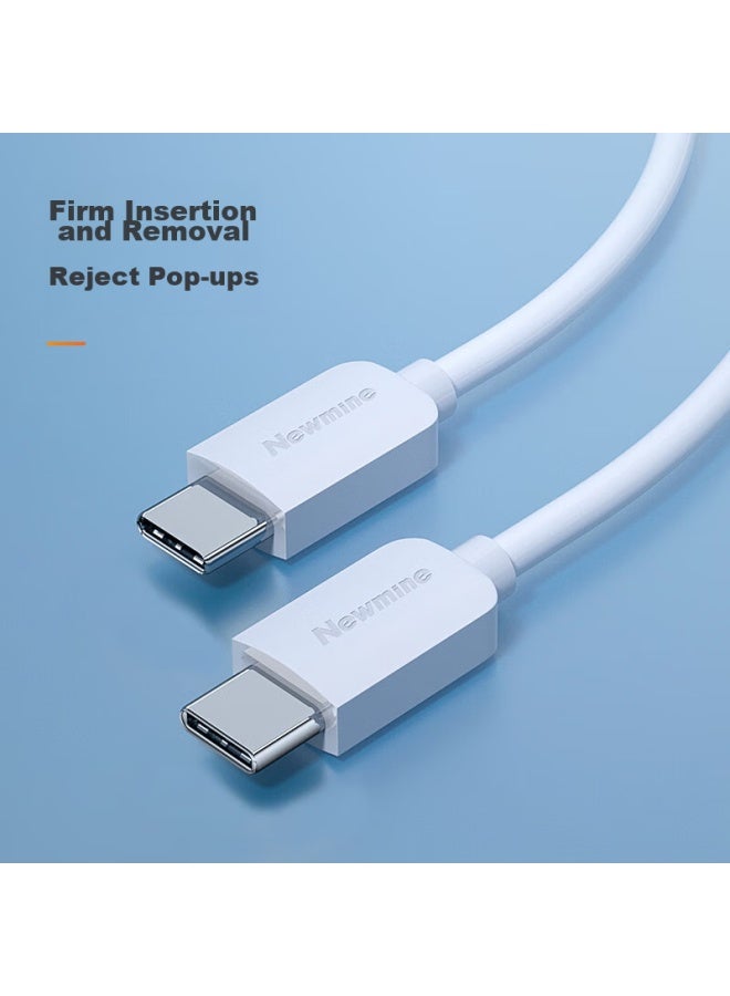 Newmine Type-c Data Cable, Dual-ended Pd60w Fast Charging Cable, Car Charger Cable, Compatible With Iphone 15/ipad Pro, Apple Macbook, Laptops, Huawei, Xiaomi, Android - Image 4