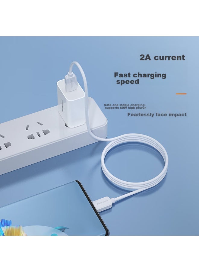 Newmine Type-c Data Cable, Dual-ended Pd60w Fast Charging Cable, Car Charger Cable, Compatible With Iphone 15/ipad Pro, Apple Macbook, Laptops, Huawei, Xiaomi, Android - Image 3