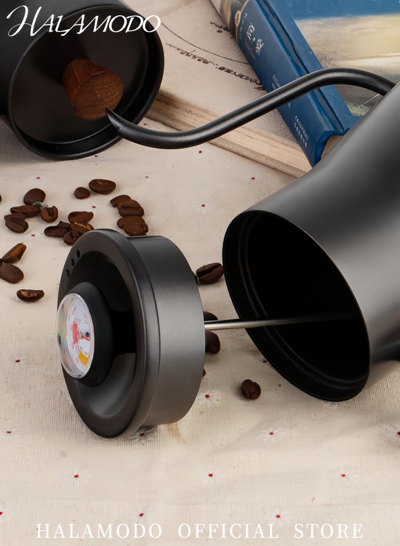 HALAMODO Coffee Kettle With Handle Black 23x12.80cm - Image 4